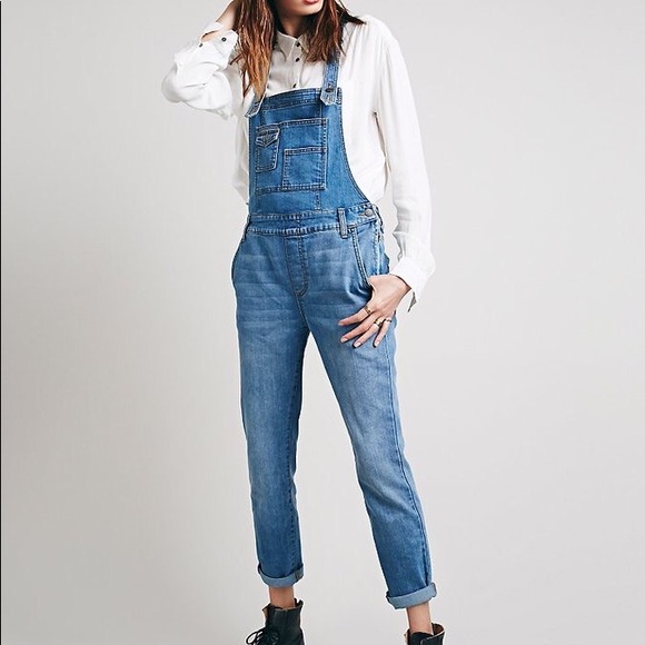 Free People Denim - Free People Blue Denim Women Jeans Overalls